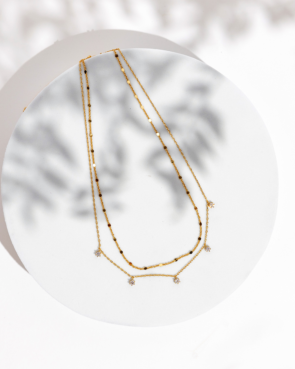 Cubic Zirconia Chain Necklace