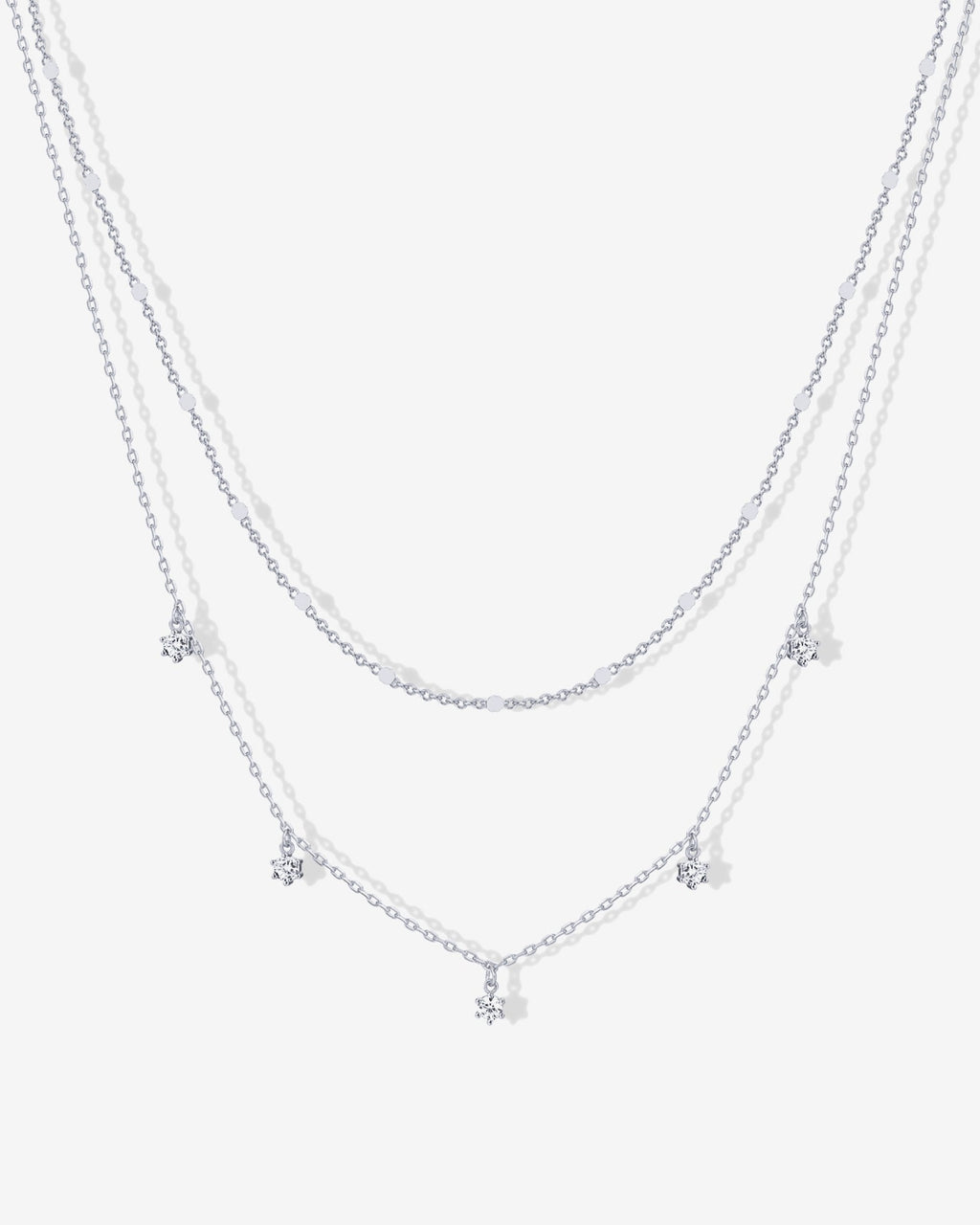 Cubic Zirconia Chain Necklace