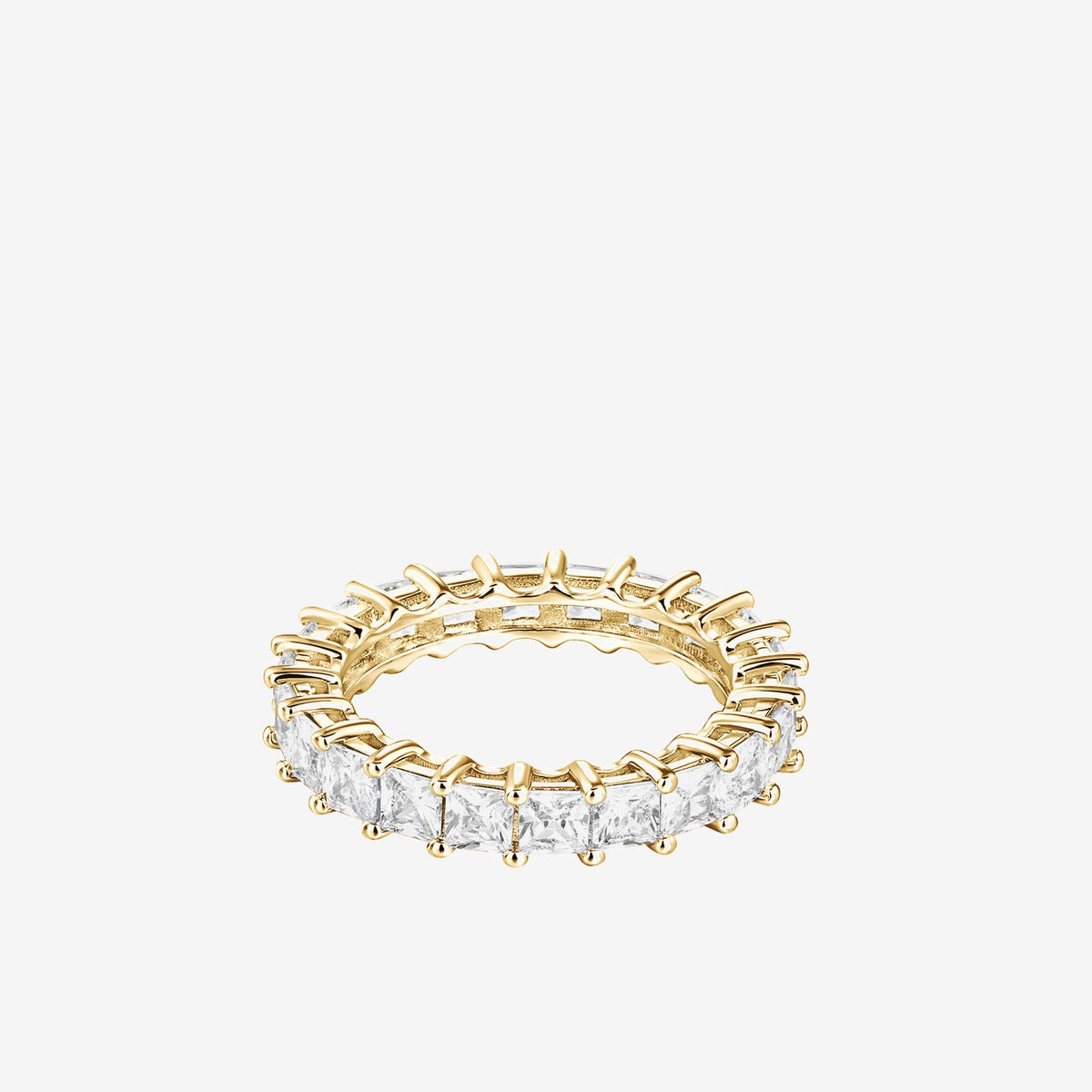 Princess Cut Eternity Band