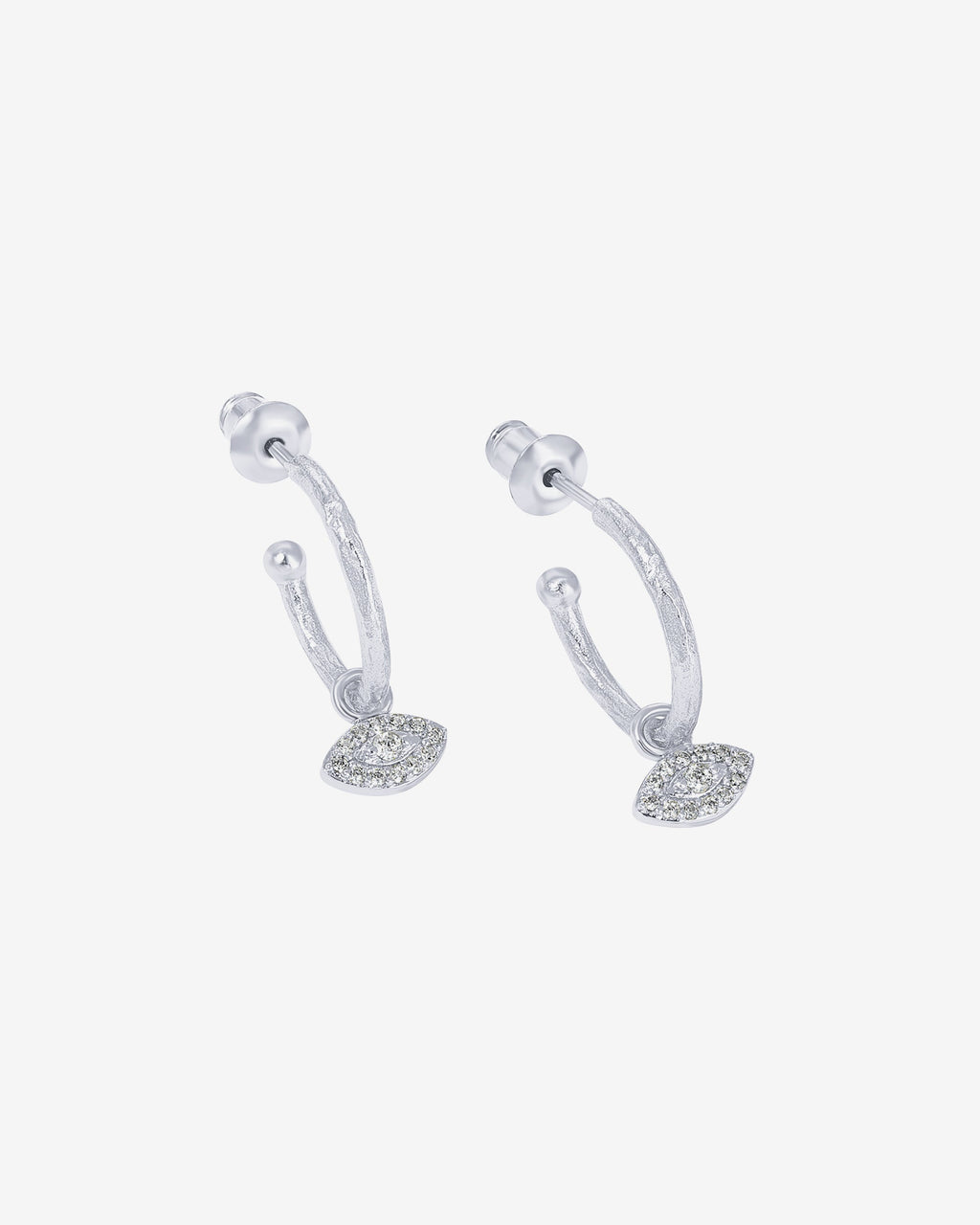 Evil Eye Hoops
