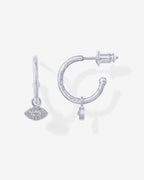 Evil Eye Hoops