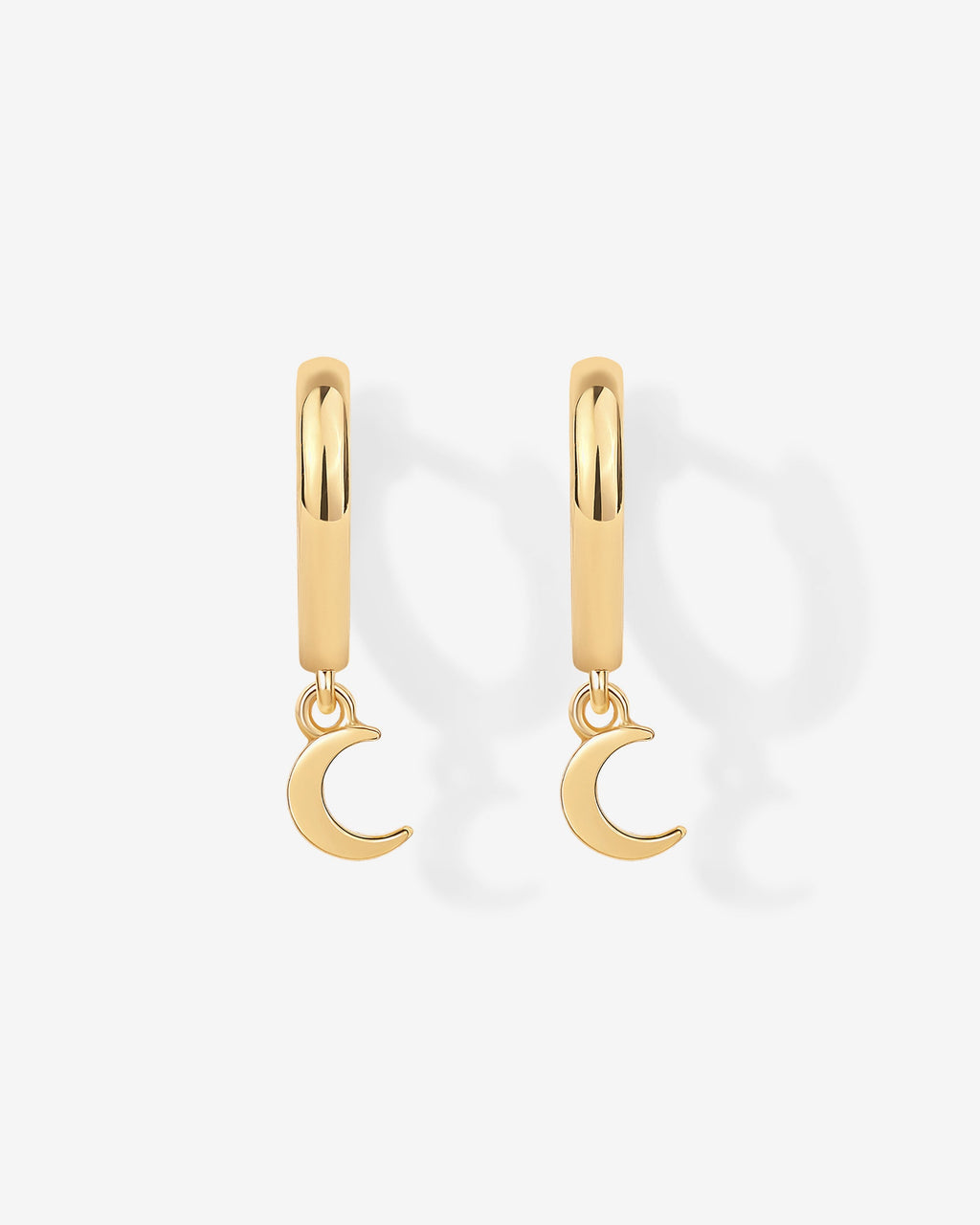 Vermeil Drop Moon Huggies