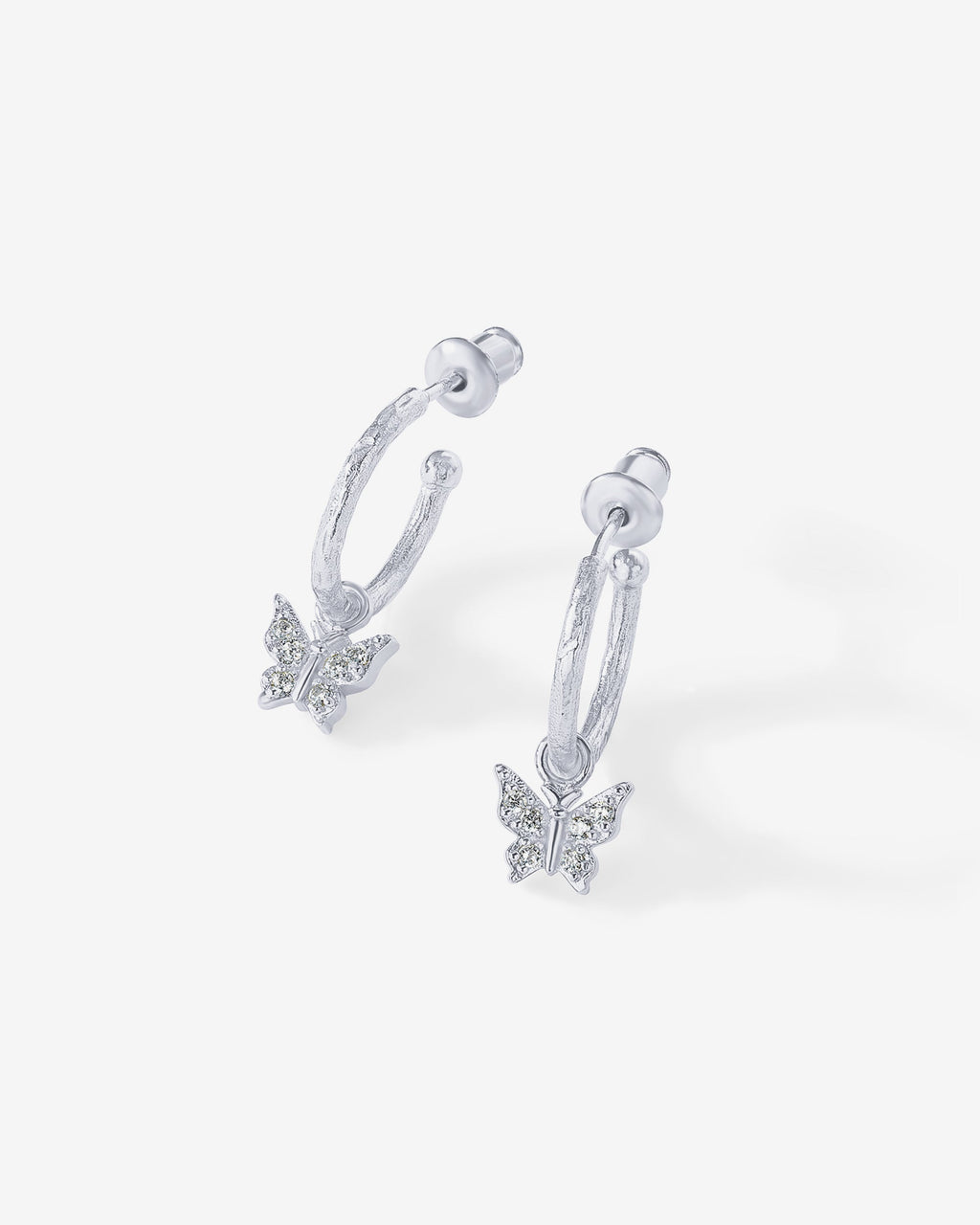 Drop Butterfly Hoops