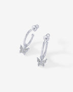 Drop Butterfly Hoops