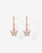 Drop Butterfly Hoops