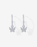 Drop Butterfly Hoops