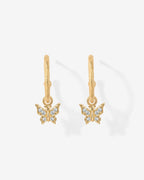 Drop Butterfly Hoops