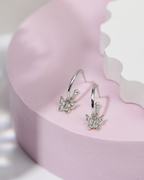 Drop Butterfly Hoops