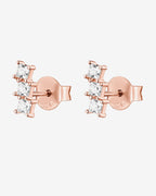 Bar Princess Cut Studs