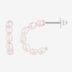 Charlotte Freshwater Pearl Hoops