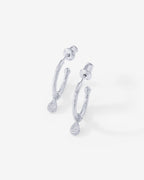 Drop Hammered Hoops