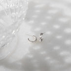 Hammered Thick Hoop