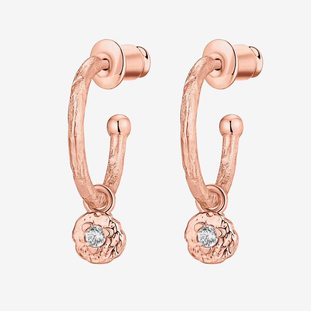 Drop Hammered Hoops