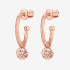 Drop Hammered Hoops