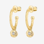 Drop Hammered Hoops