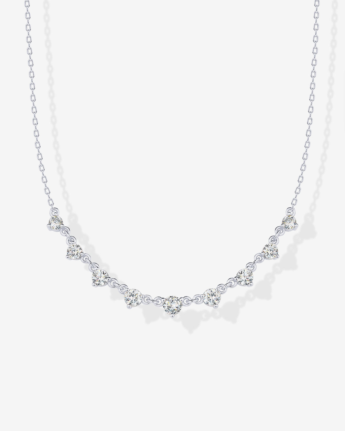 Cubic Zirconia Chain Necklace