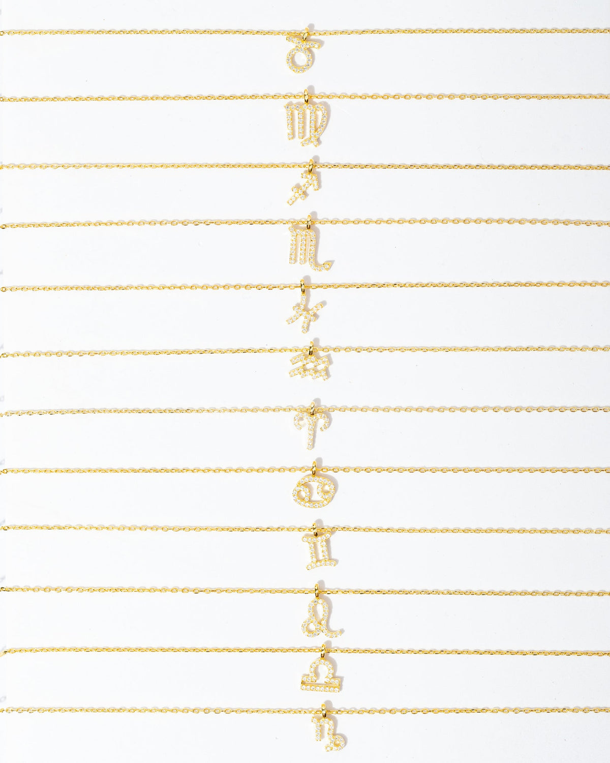 Zodiac Pendant Necklace