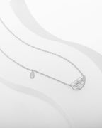 Lotus Engraved Pendant Necklace