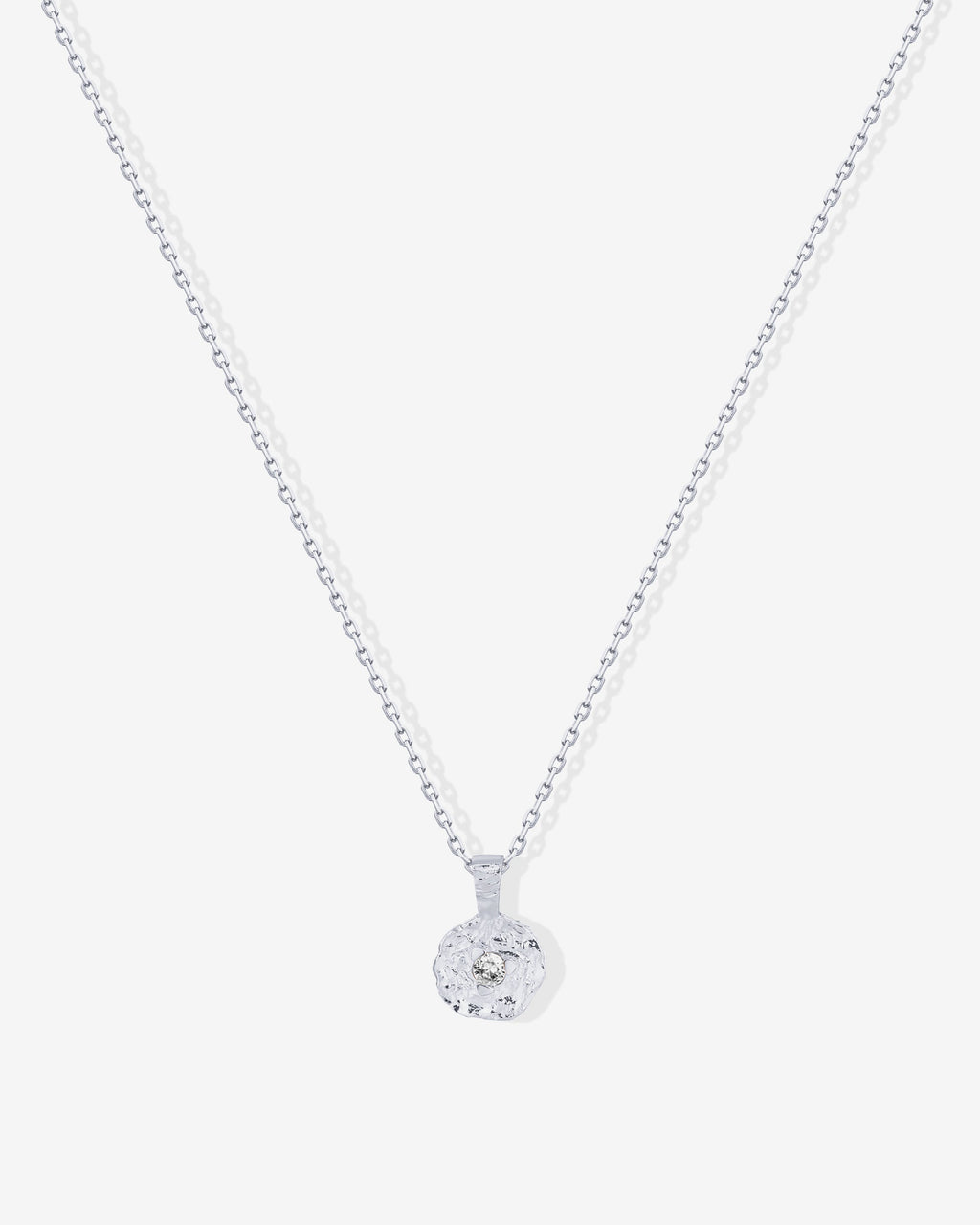 Hammered Coin Pendant