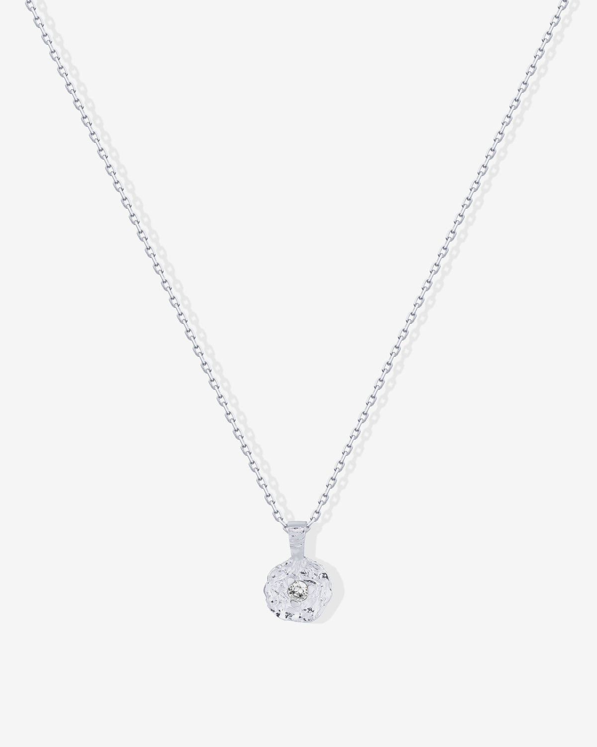 Hammered Coin Pendant