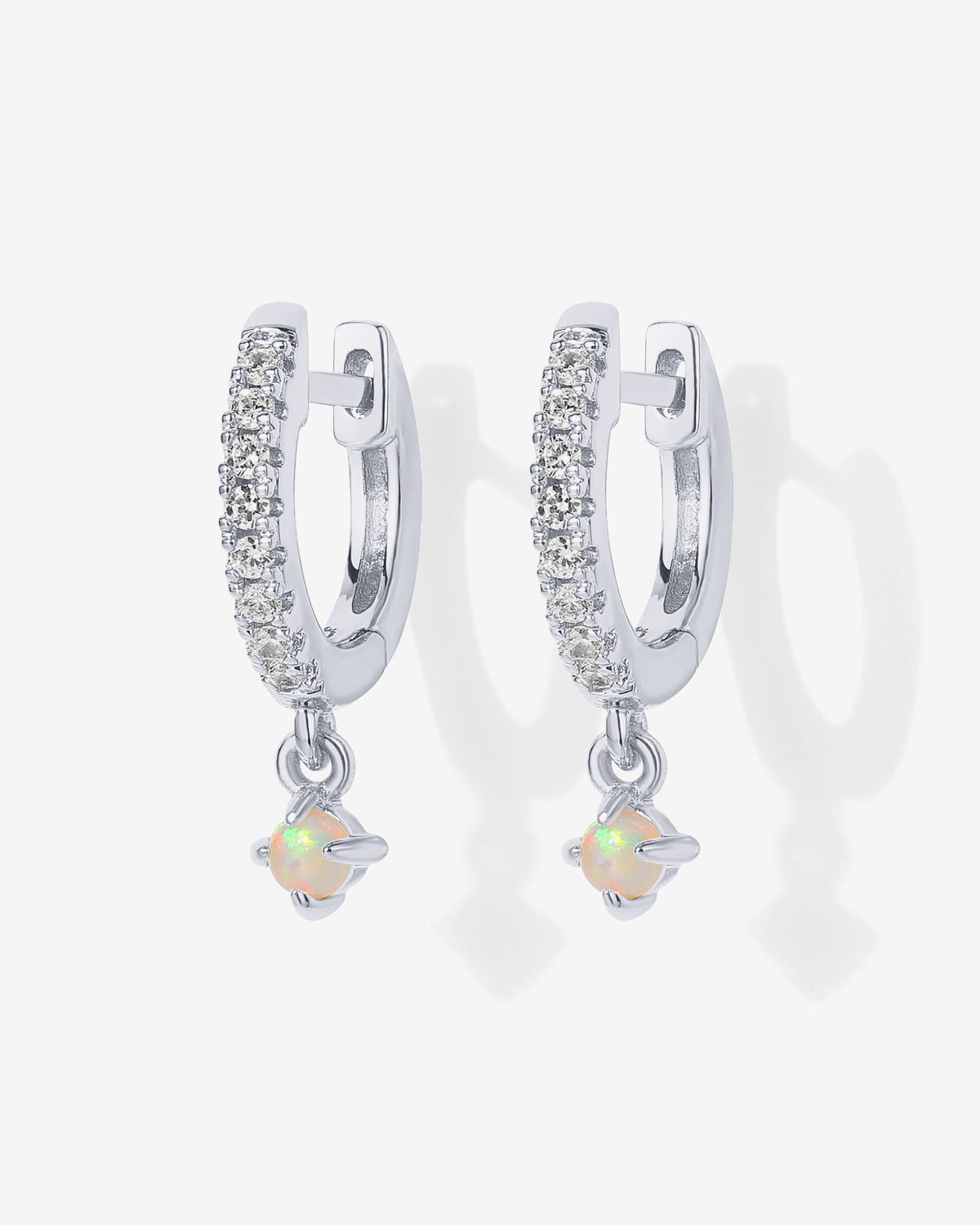Opal Drop Huggies