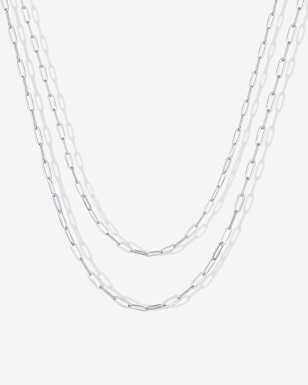 Layered Paperclip Necklace