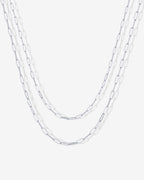 Layered Paperclip Necklace