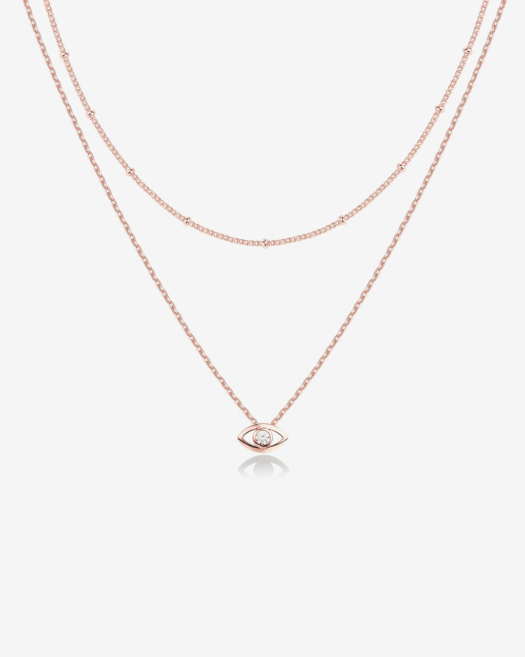 Layered Evil Eye Necklace