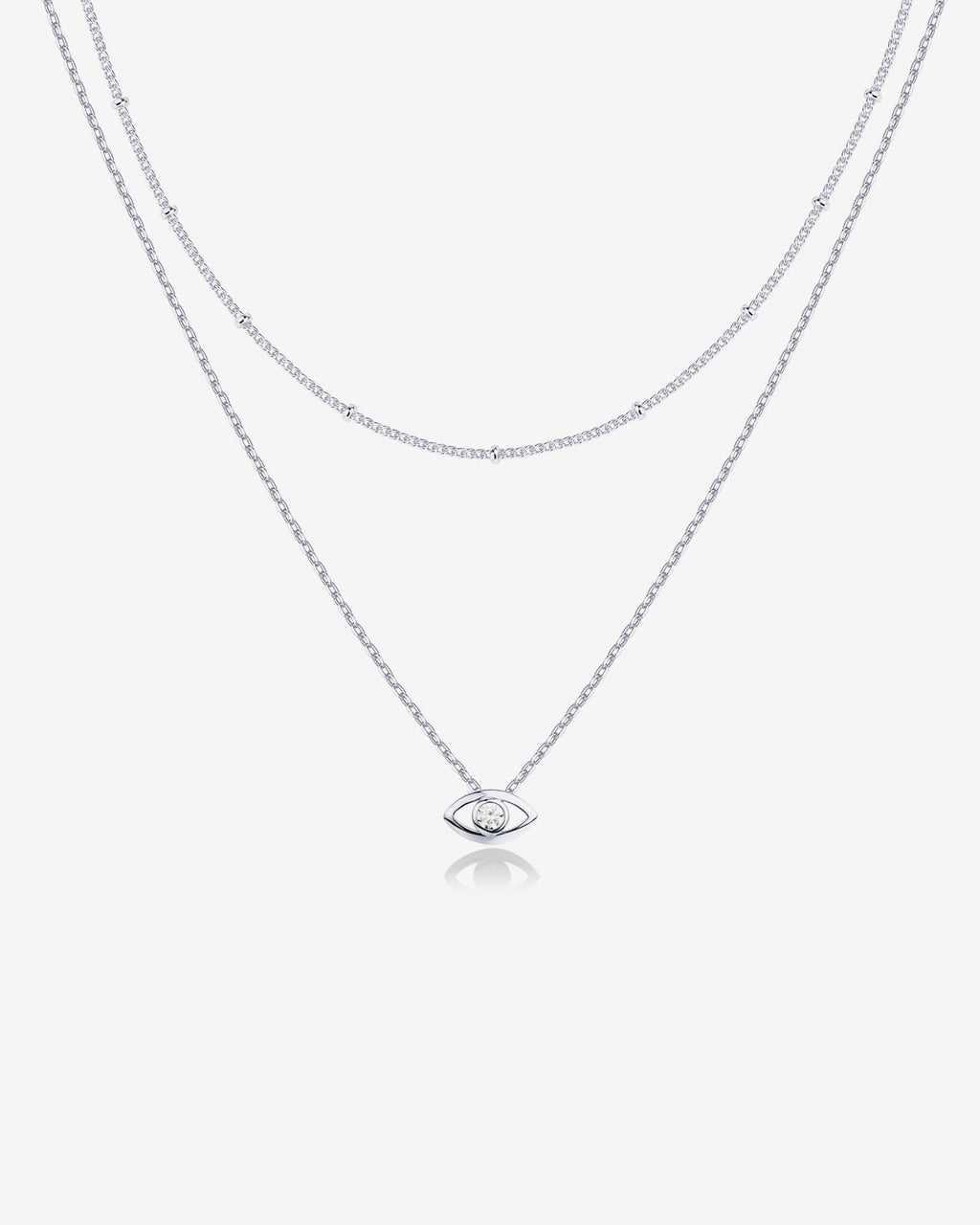 Layered Evil Eye Necklace