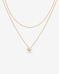 Layered Evil Eye Necklace