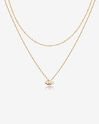 Layered Evil Eye Necklace