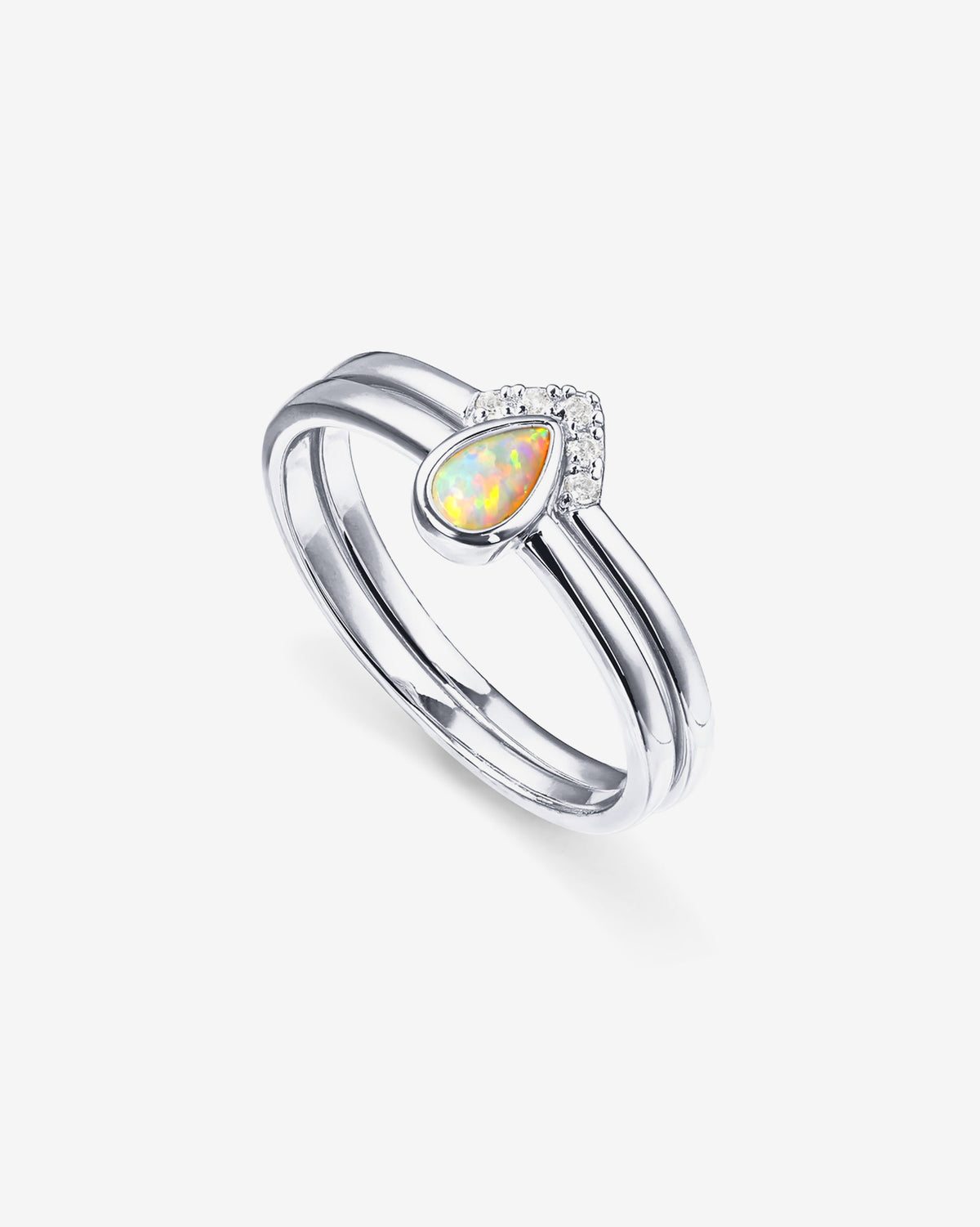 Opal Stacking Ring