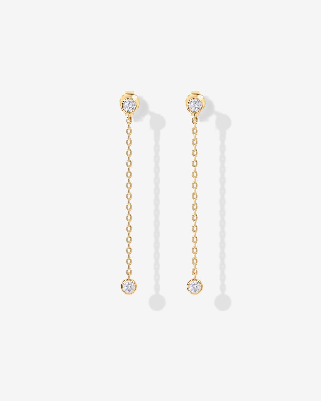 Simulated Diamond Drop Earrings