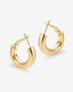 Clasp Back Chunky Hoops