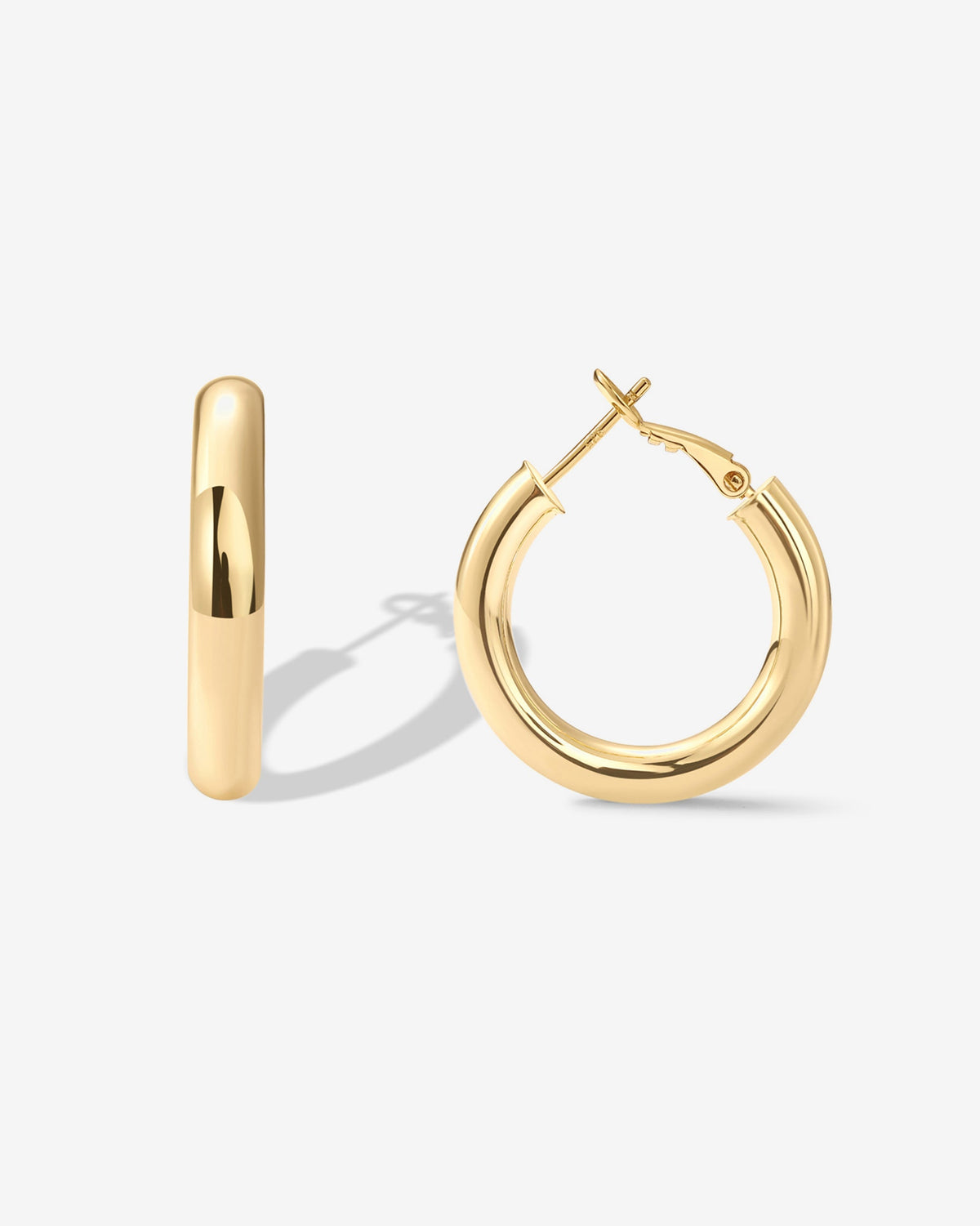 Clasp Back Chunky Hoops