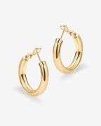 Clasp Back Chunky Hoops