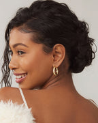 Clasp Back Chunky Hoops