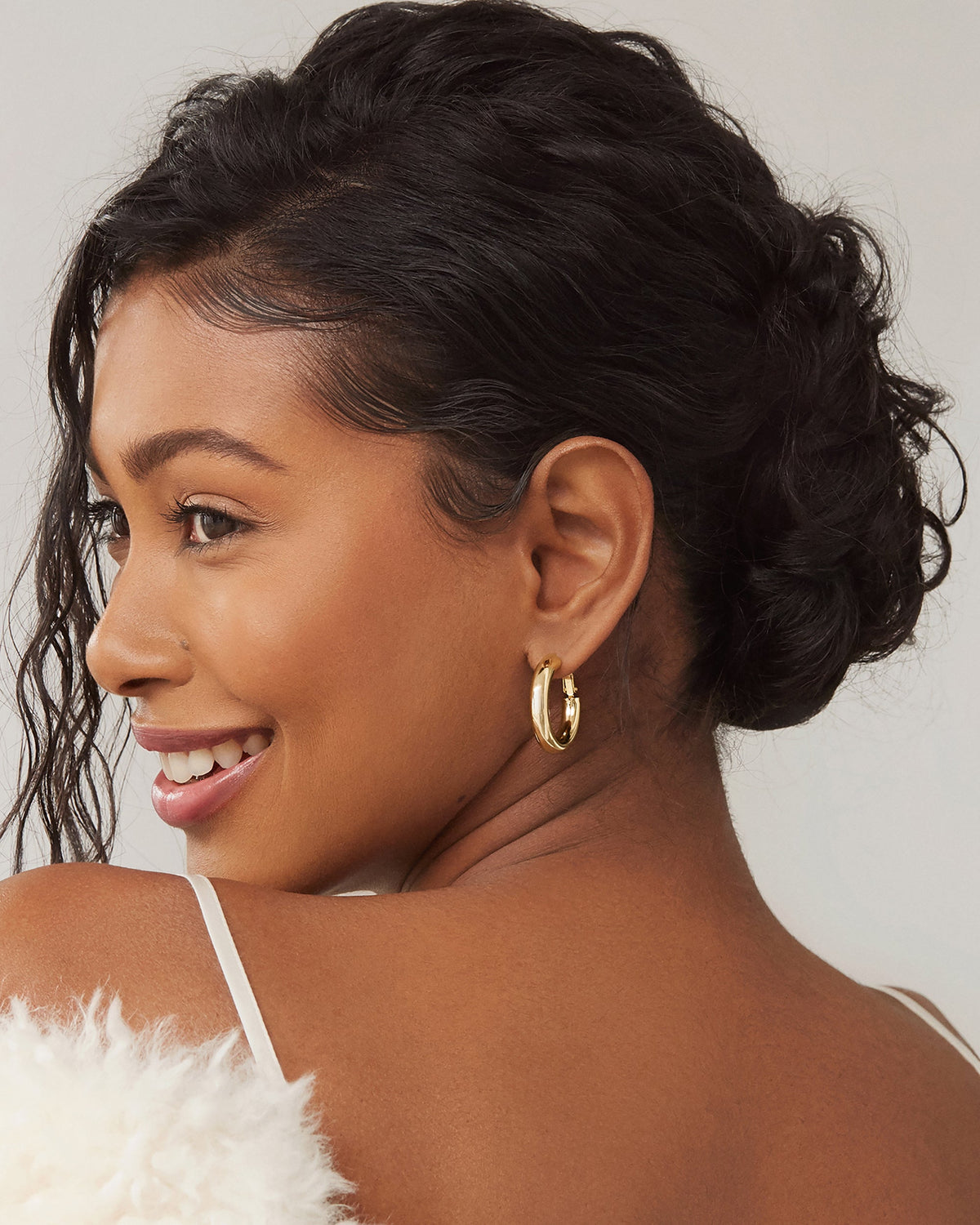 Clasp Back Chunky Hoops