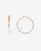 Clasp Back Thin Hoops