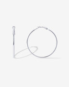 Clasp Back Thin Hoops