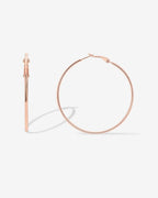 Clasp Back Thin Hoops