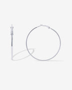 Clasp Back Thin Hoops