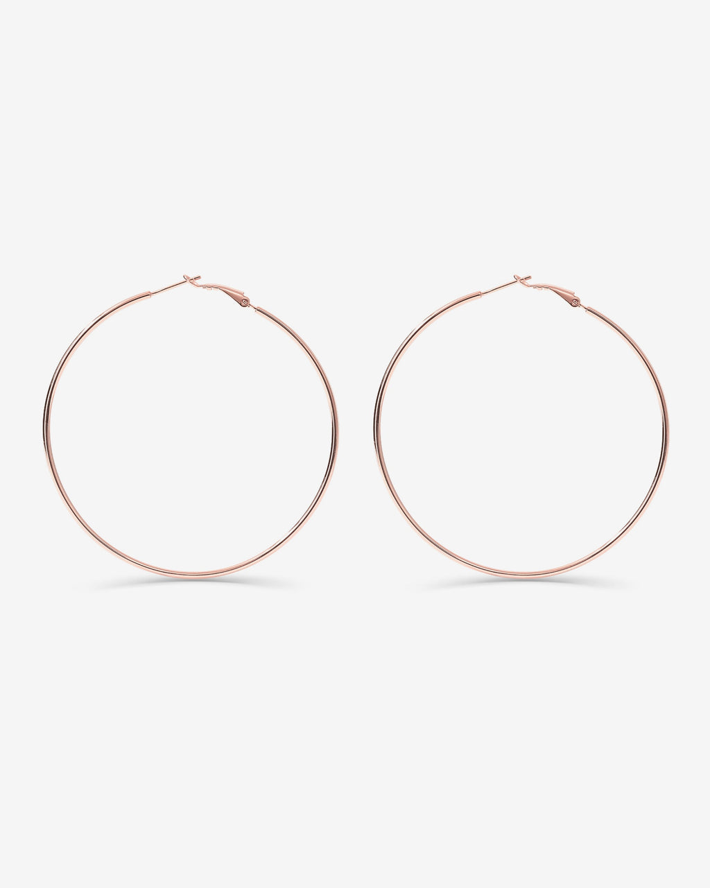 Clasp Back Thin Hoops