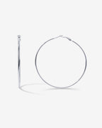 Clasp Back Thin Hoops