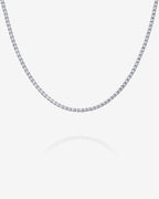 Stackable Medium Thick Square Box Chain Necklace