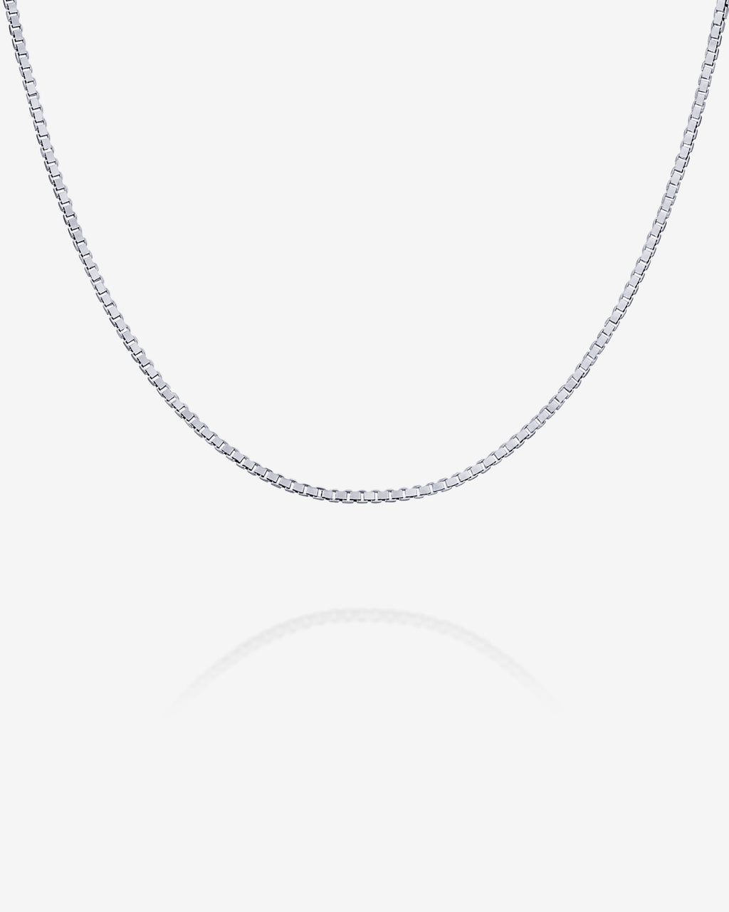 Stackable Thick Square Box Chain Necklace
