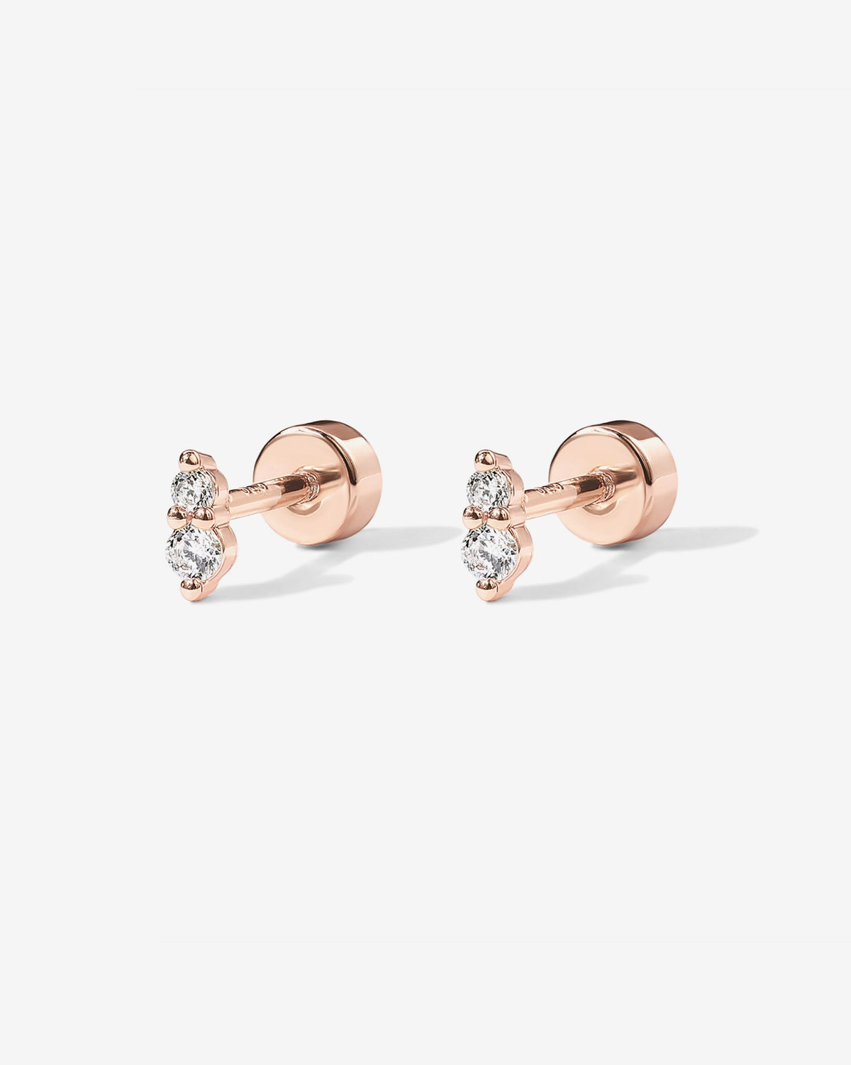 Small Crystal Screw Back Stud