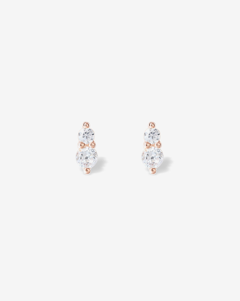 Small Crystal Screw Back Stud