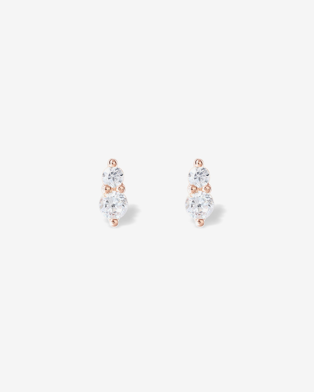 Small Crystal Screw Back Stud