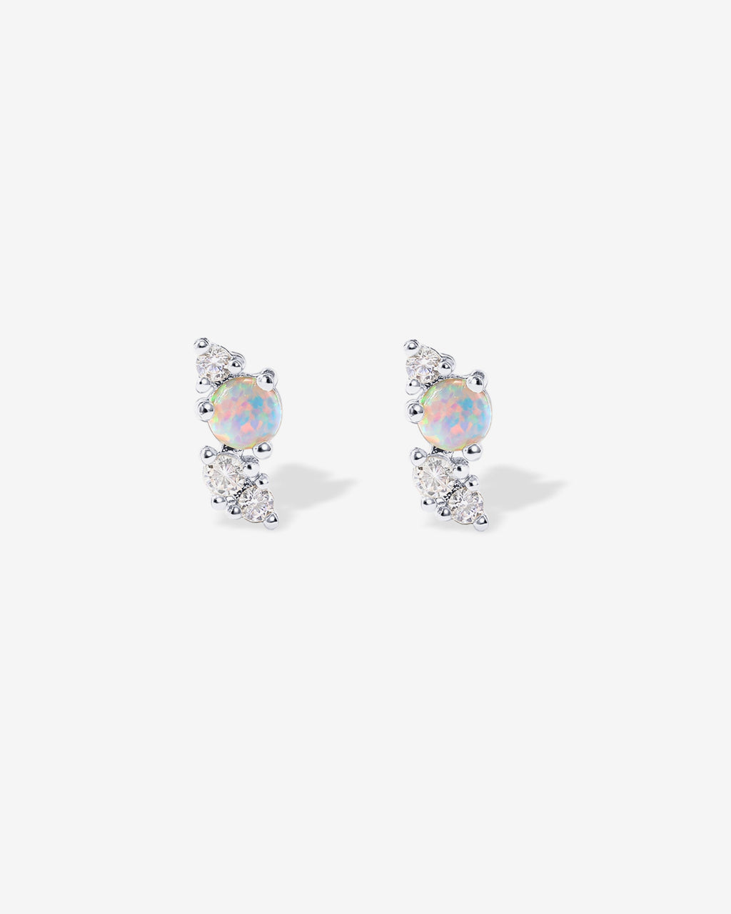 Opal Screw Back Studs